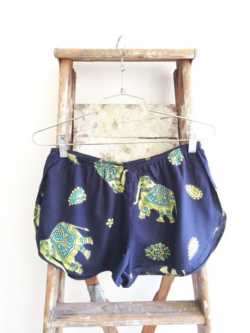 "One Track Mind" Track Short in "Baarat Elephant" print (Limited Edition)